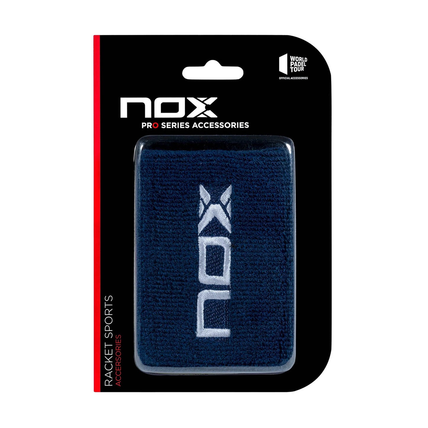 NOX Sport Wristbands Navy Blue/White