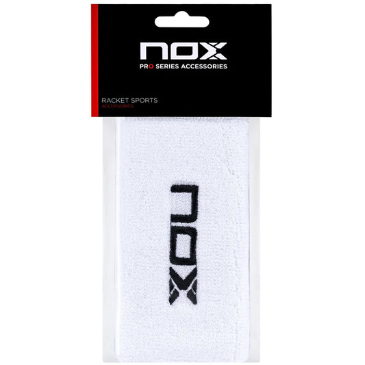 NOX Long Sport Wristbands White/Black