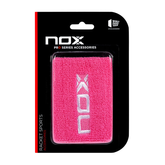 NOX Sport Wristbands Pink/White
