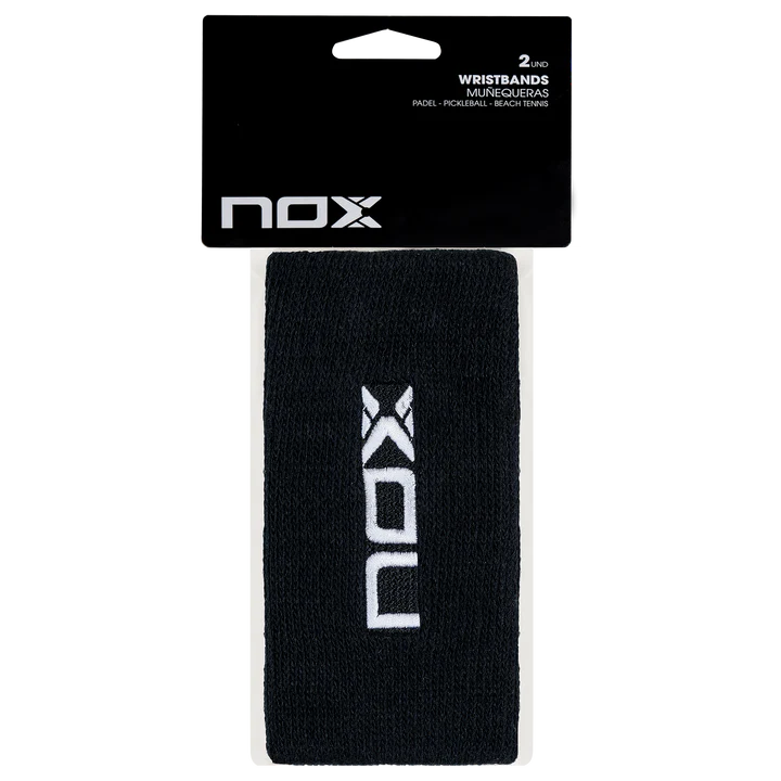 NOX Long Sport Wristbands Black/White