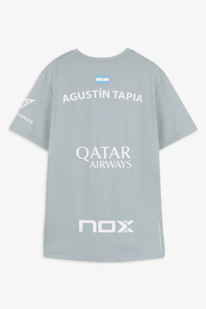 Agustín Tapia Sponsors Grey T-Shirt