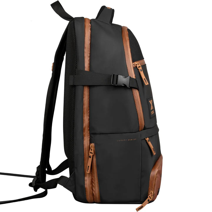 LUXURY OPEN SERIES Black/Brown Backpack