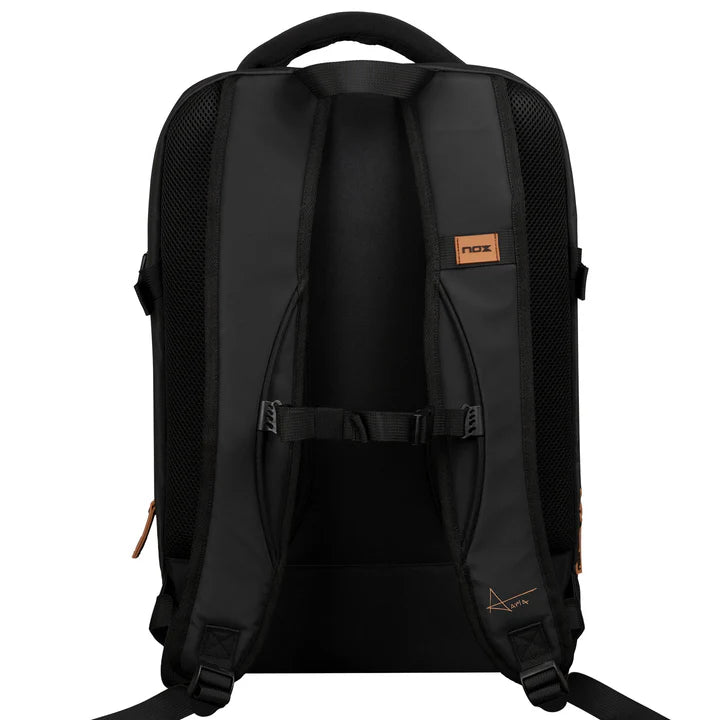 LUXURY OPEN SERIES Black/Brown Backpack