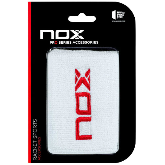 NOX Sport Wristbands White/Red