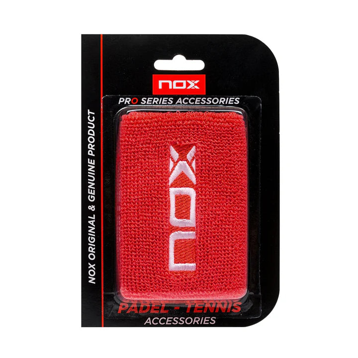 NOX Sport Wristbands Red/White