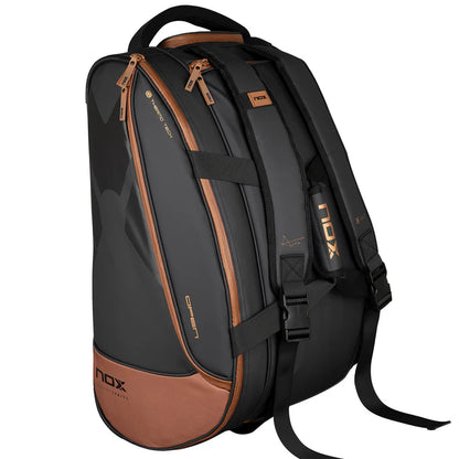 LUXURY OPEN SERIES Black/Brown Padel Bag