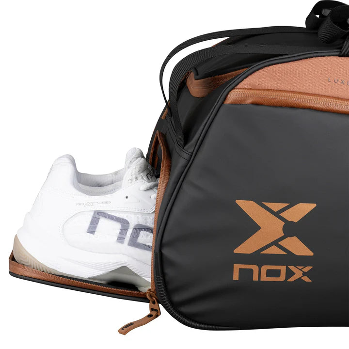 LUXURY OPEN SERIES Black/Brown Padel Bag